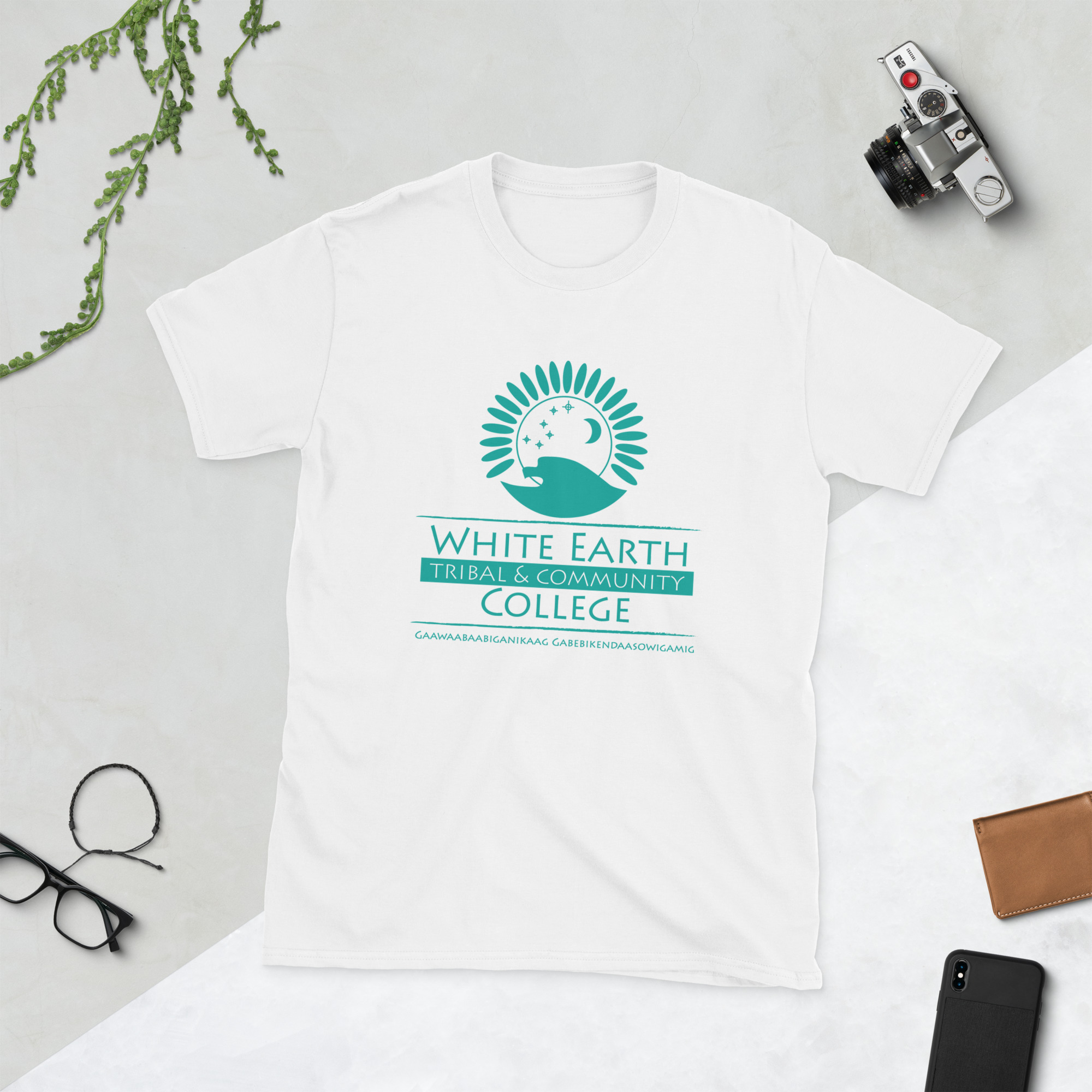 unisex basic softstyle t-shirt white front